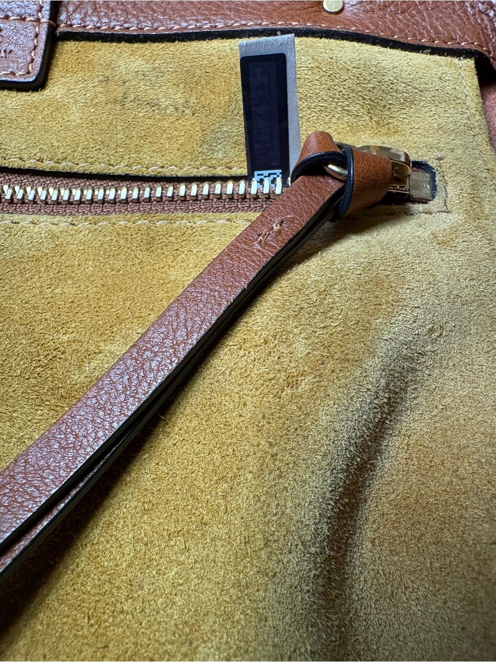 Chloé Milo Cognac Brown Leather Shoulder Tote - Picture 14 of 14